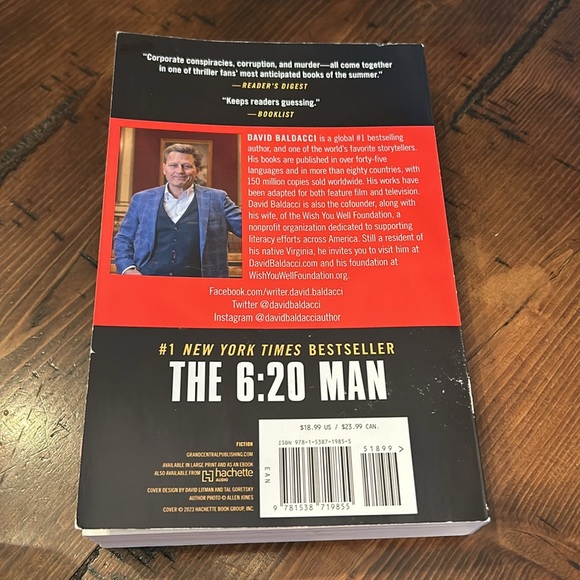 David Baldacci 6:20 Man book - Picture 3 of 3